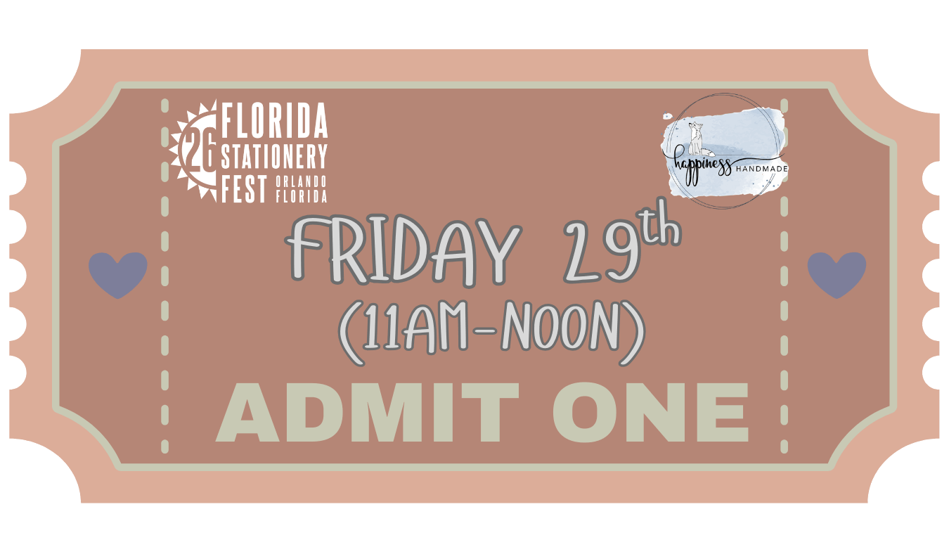 Stickers to Stories FRIDAY Class (Florida Stationery Fest 2026)