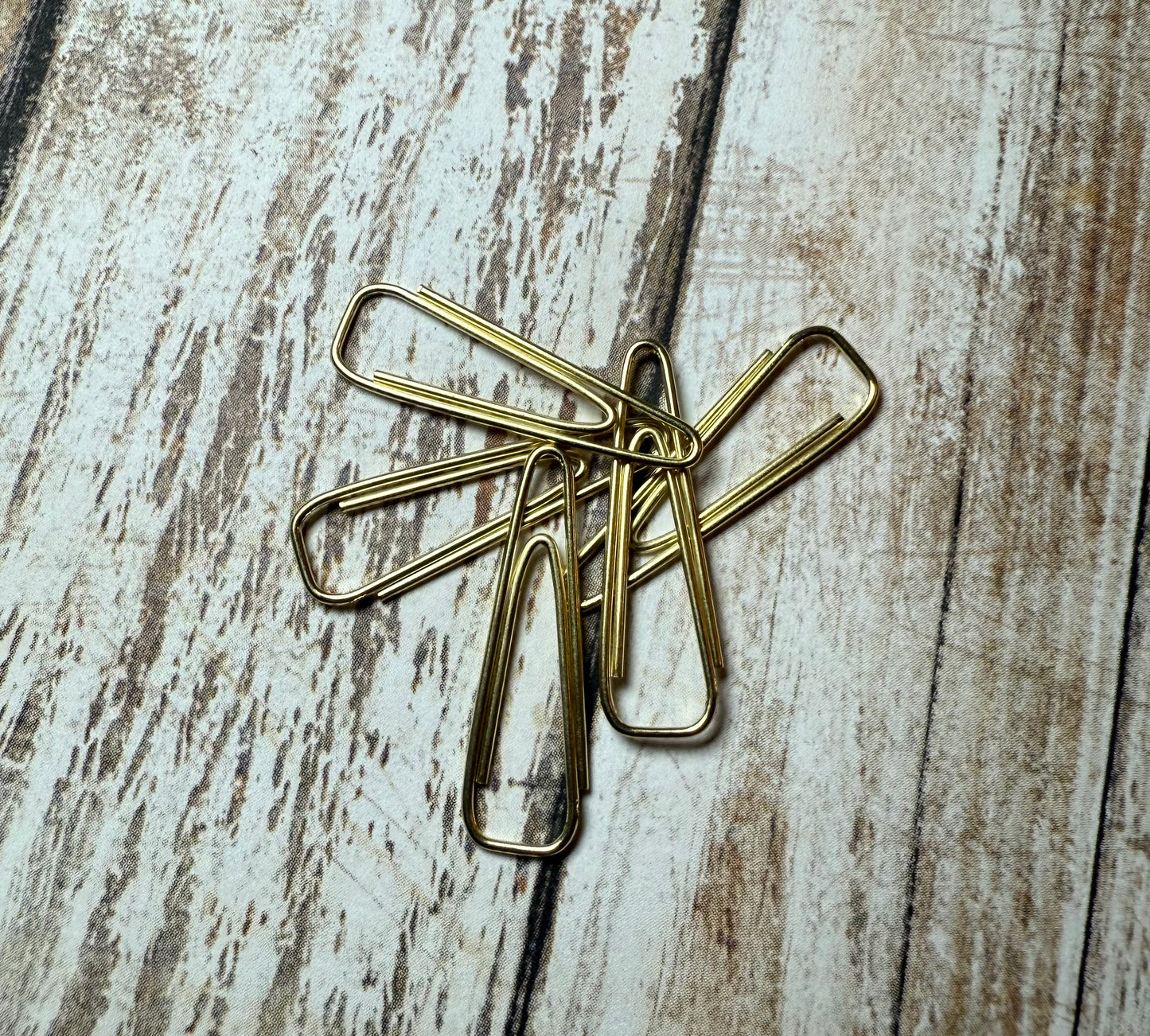 Gold Japanese Paperclips (5 pack)