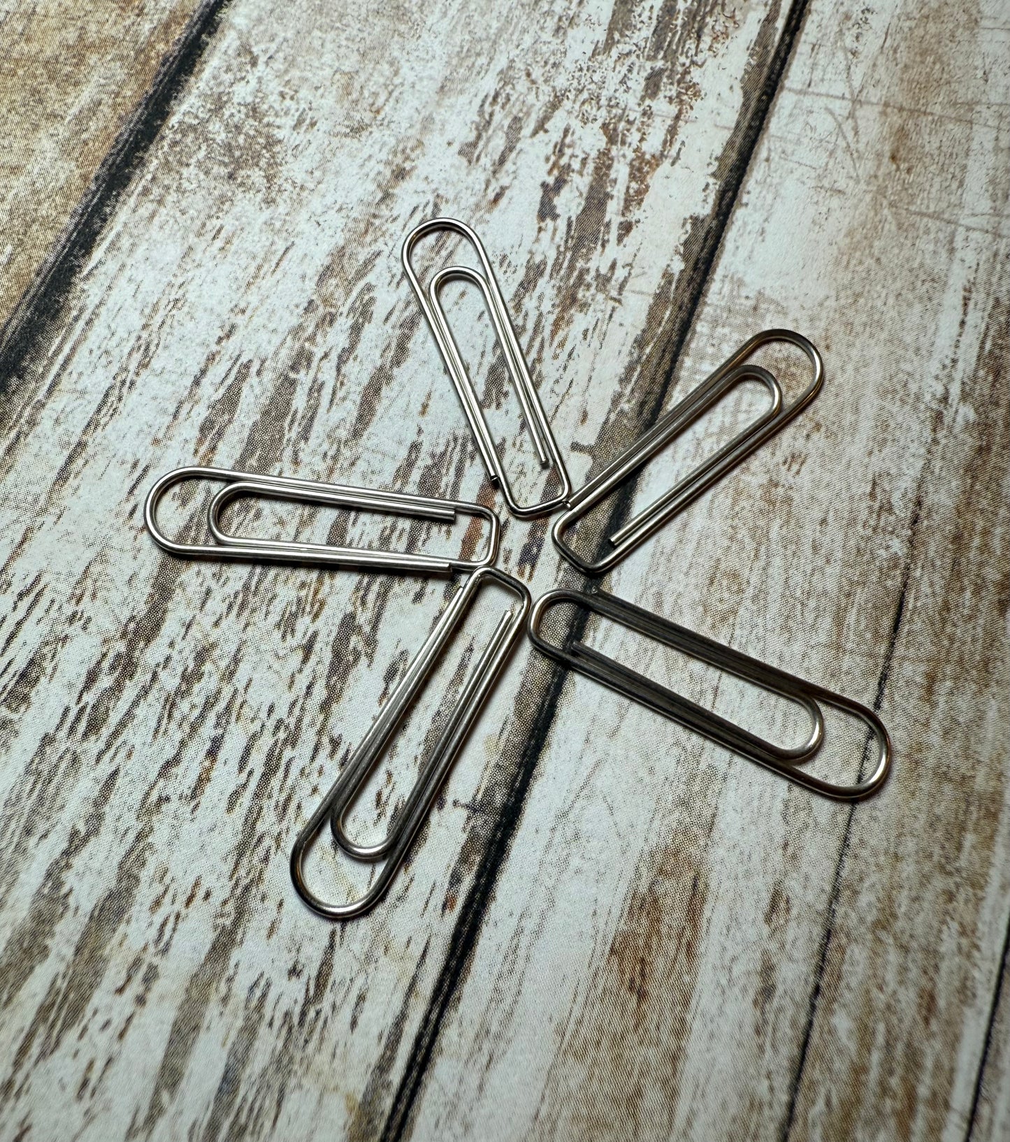 Silver Japanese Paperclips (5 pack)