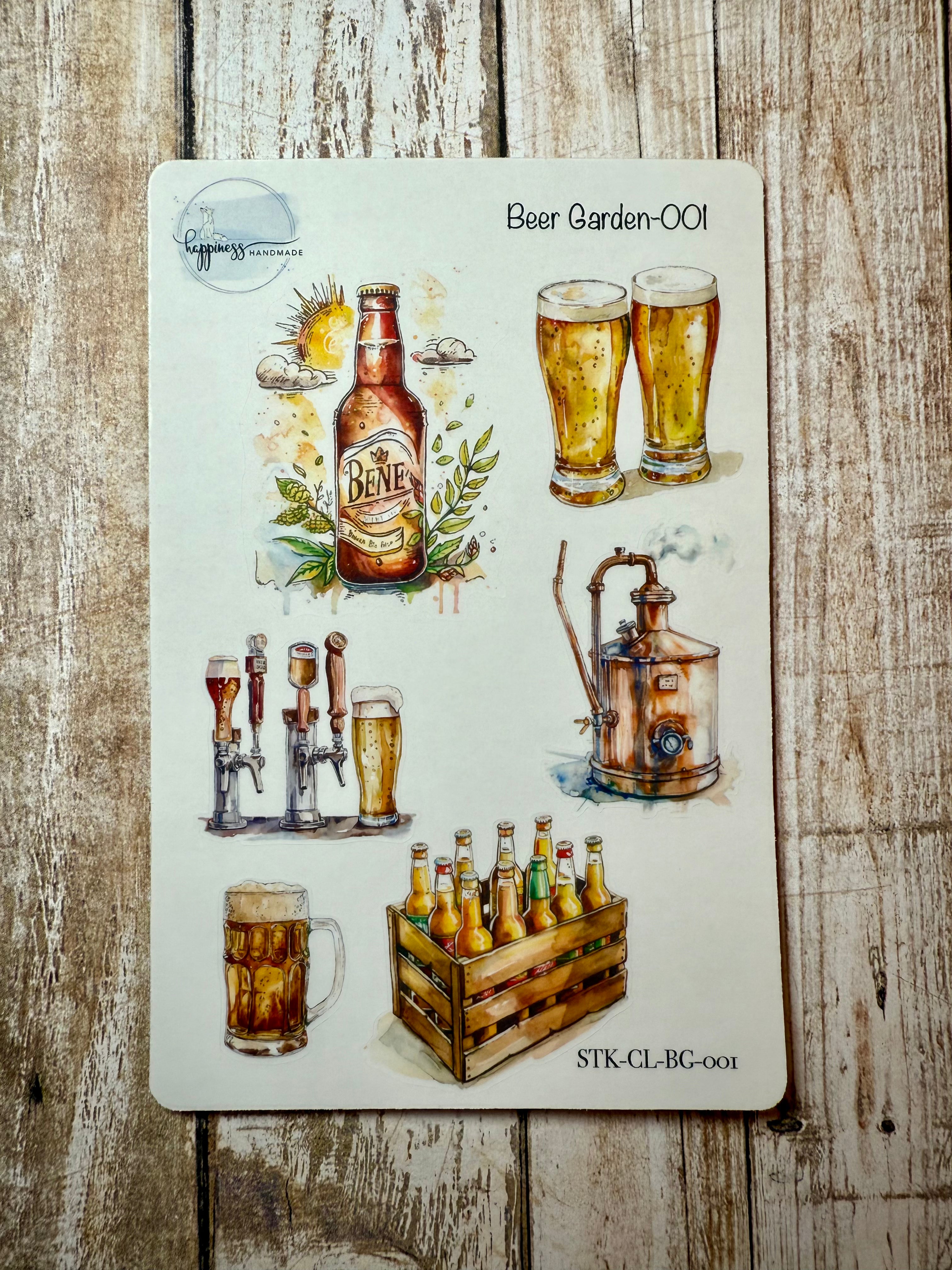Premium Clear Stickers-Calling all beer lovers – Happiness Handmade, LLC