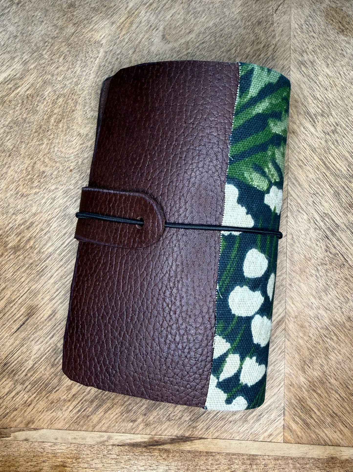 A7 Leather Ring Binder-The Keeper| FLORAL