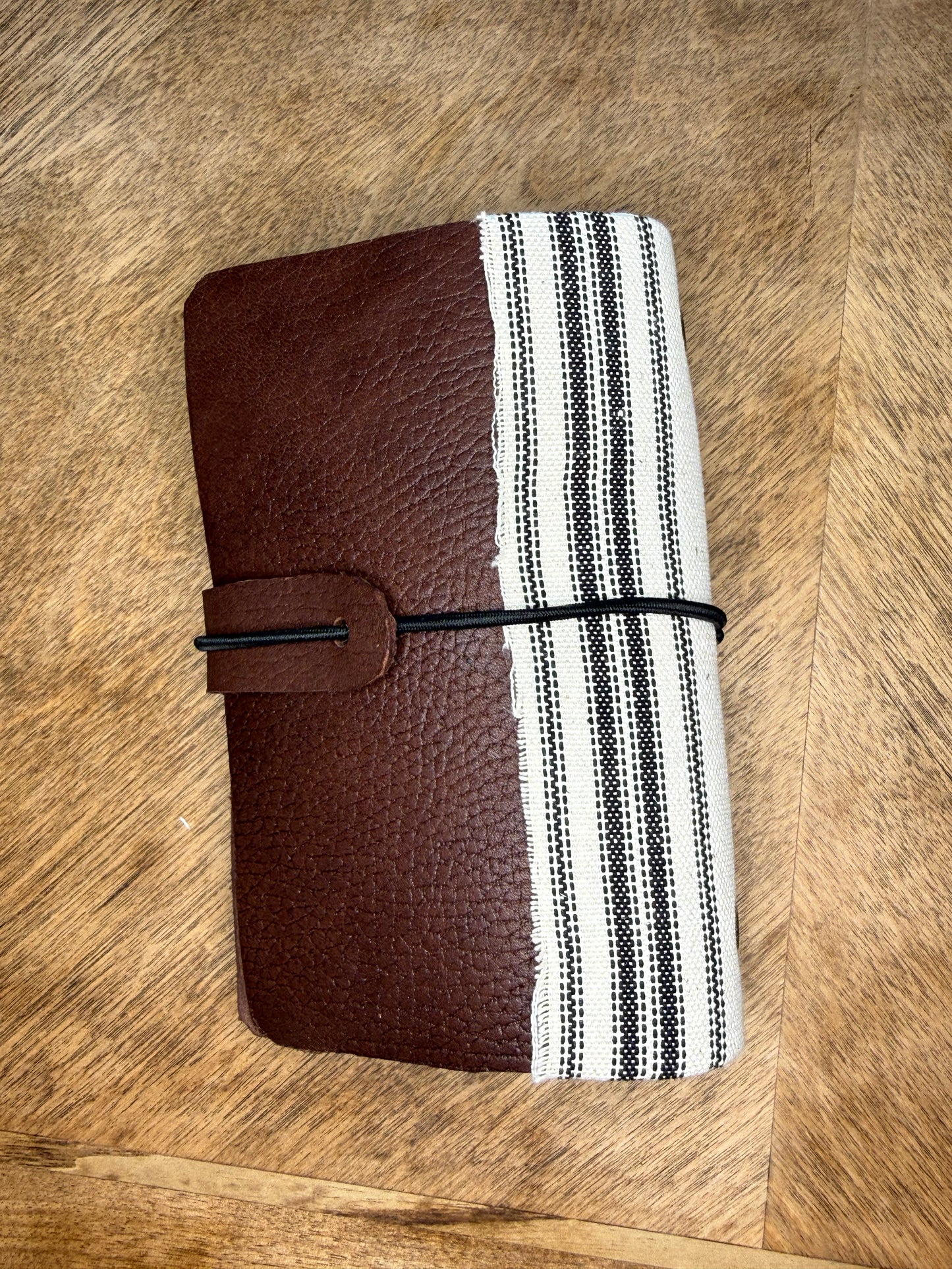 A7 Leather Ring Binder-The Keeper|SMALL STRIPE