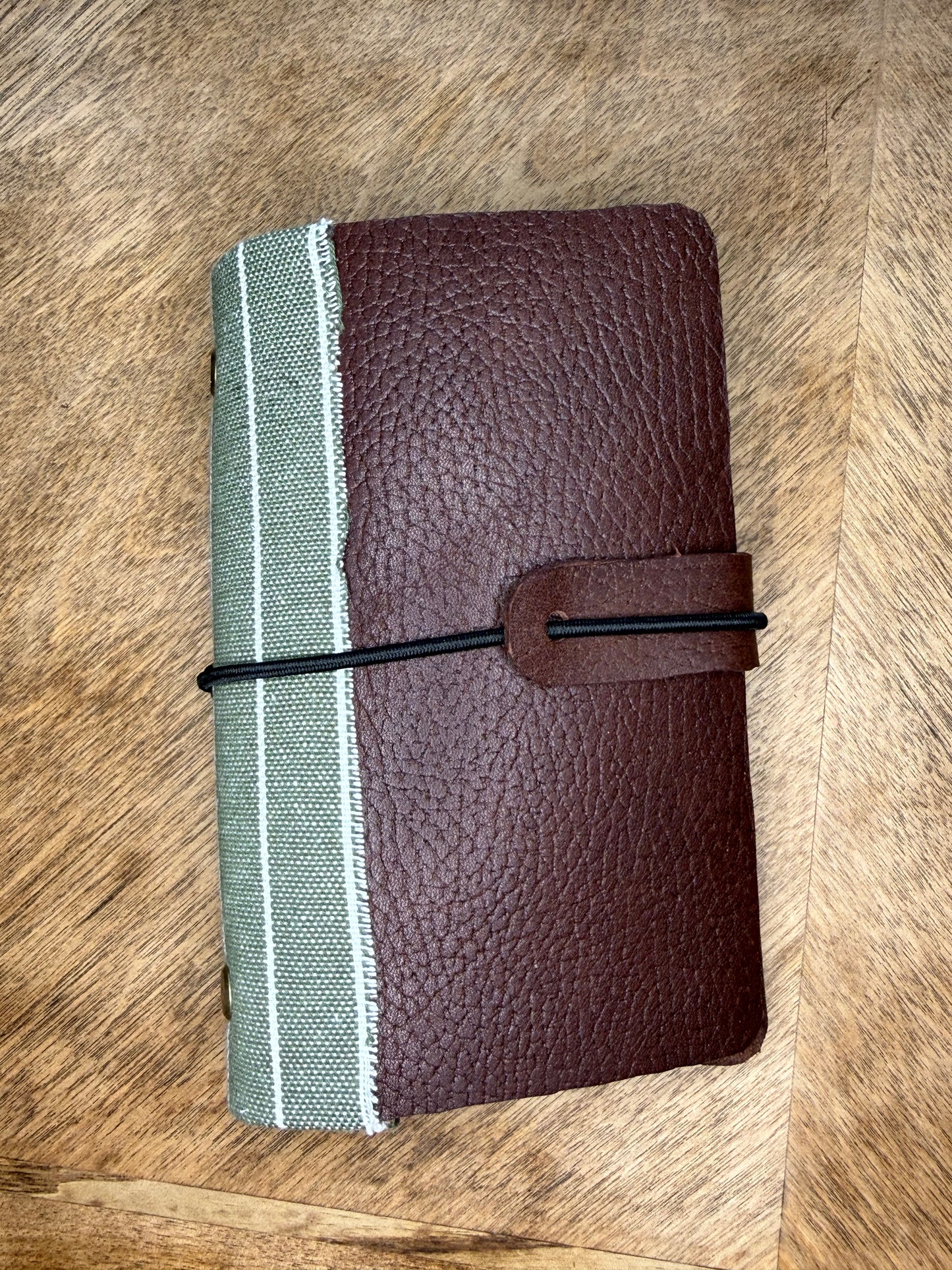 A7 Leather Ring Binder-The Keeper| SAGE