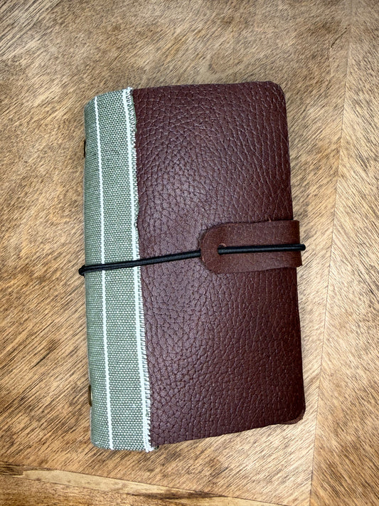 A7 Leather Ring Binder-The Keeper| SAGE