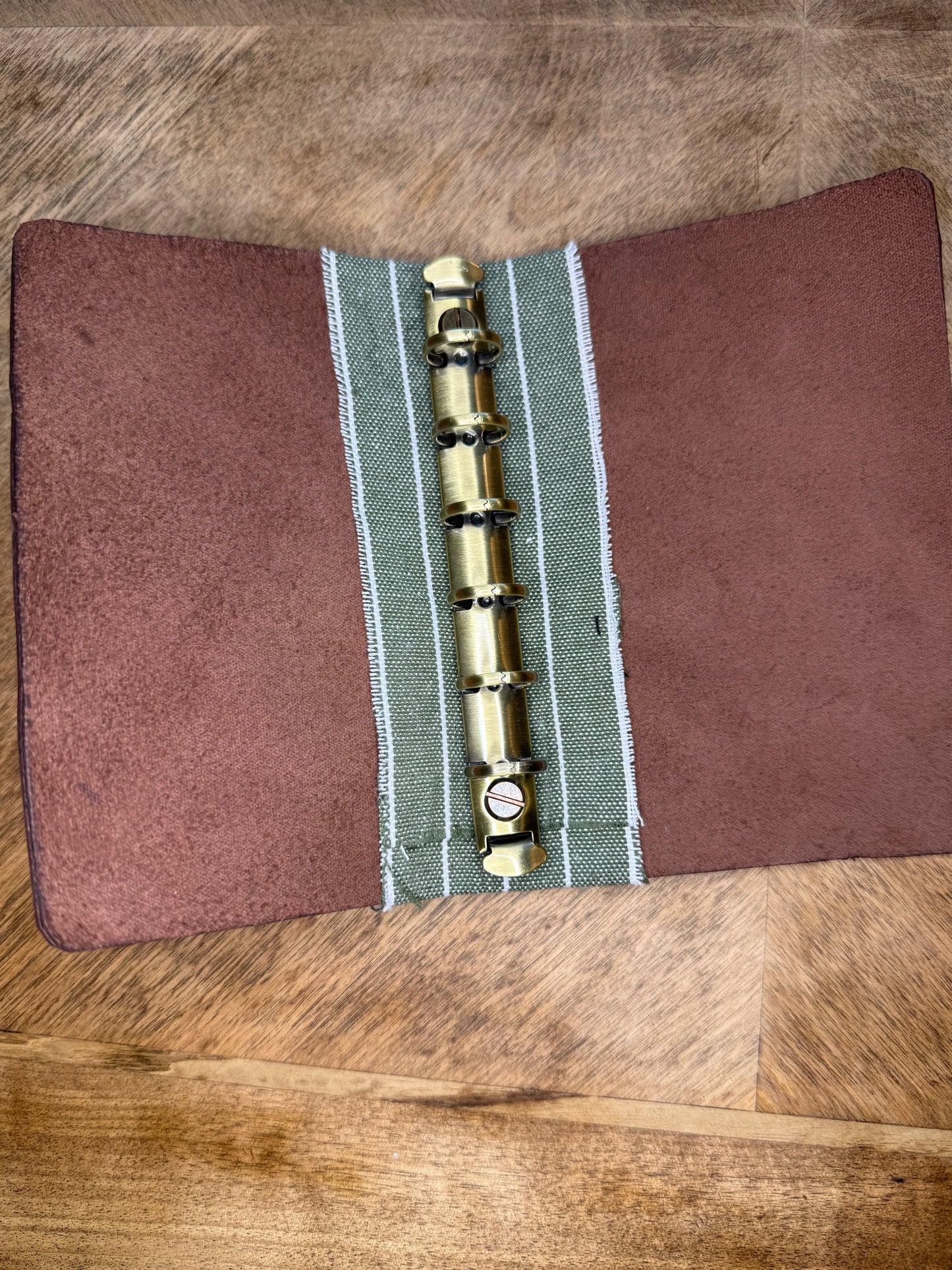 A7 Leather Ring Binder-The Keeper| SAGE