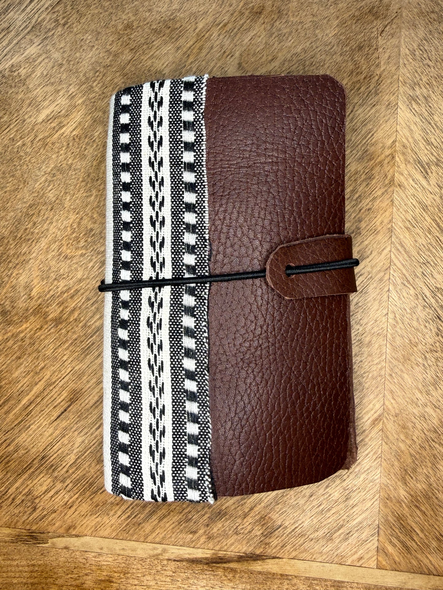 A7 Leather Ring Binder-The Keeper|LARGE STRIPE