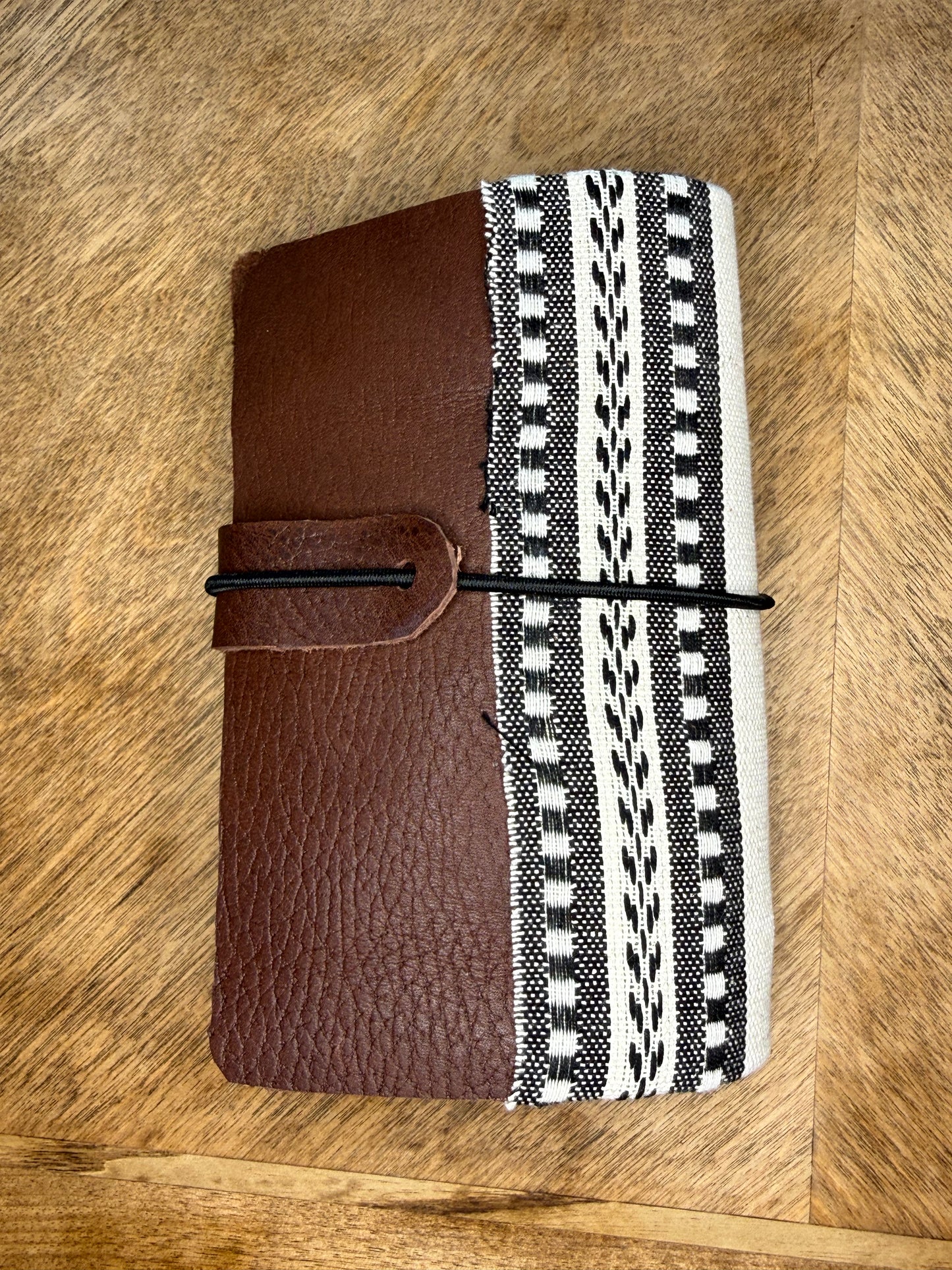 A7 Leather Ring Binder-The Keeper|LARGE STRIPE
