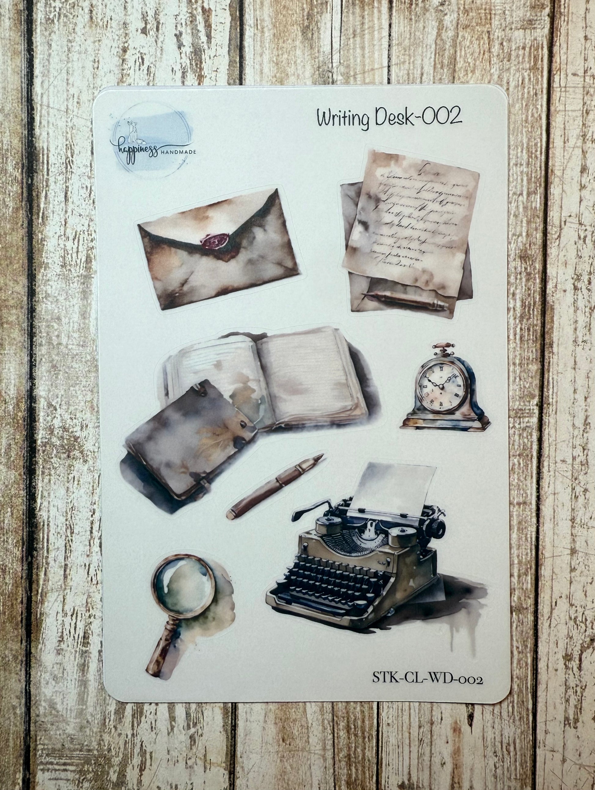 Written Sticker Premium Clear Stickers-Writers, penpals, handwritten, letter ...