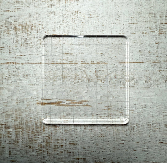 3"x3" Acrylic Stamp Mountng Block