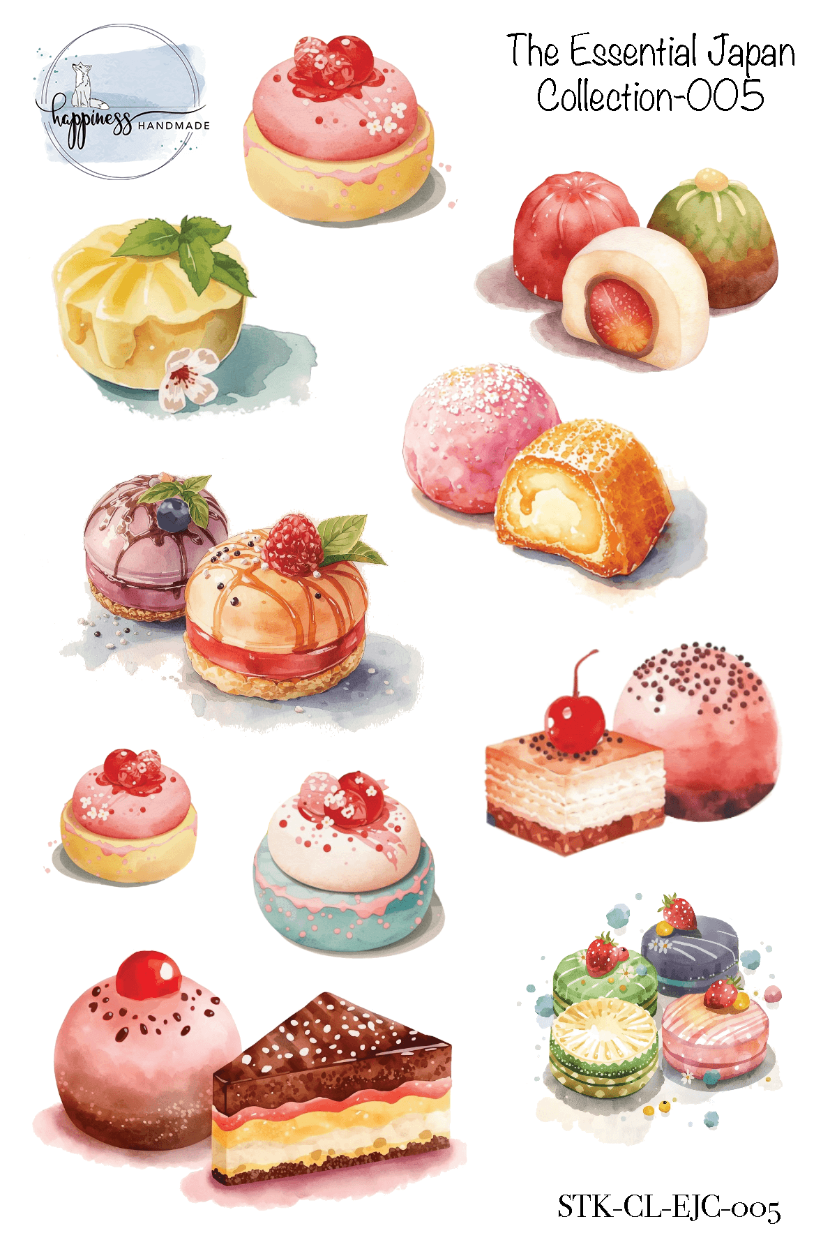 The Essential Japan Collection-Travel stickers – Happiness Handmade, LLC